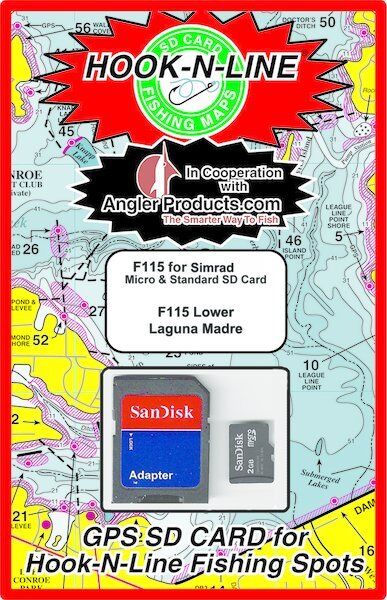Angler Products Uploadable Fishing Hotspots for Lower Laguna TX - HookNLine Map