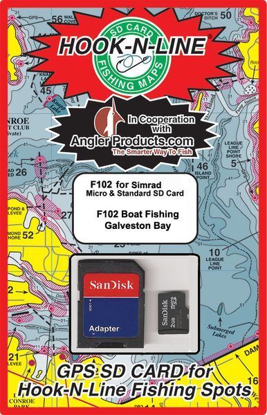 Angler Products Upload-able Fishing Hotspots for Galveston, TX - HooknLine Map