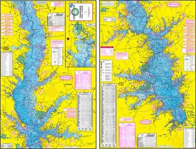 F113 Toledo Bend Map, front & rear
