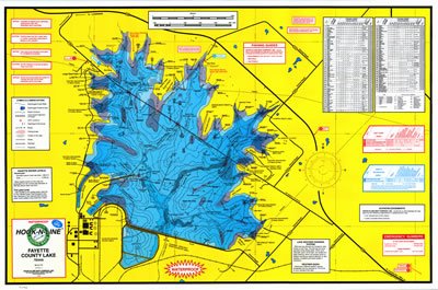 FAYETTE COUNTY LAKE Fishing Map & Fishing Locations - F119